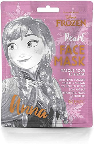 MAD Beauty Disney Gesichtsmaske Anna aus Frozen die Eiskönigin - feuchtigkeitsspendende & erfrischende Tuchmaske für gepflegte Haut und einen schönen Teint