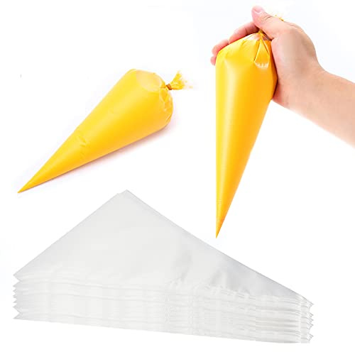 XSEINO 150 sacchetti usa e getta per tubazioni da 30,5 cm, resistenti e anti scoppio, per glassa, glassa, biscotti, decorazione di torte (super forte)