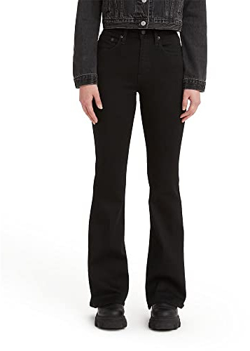 Levi's Women's 726 High Rise Flare Jeans, (New) Soft Black, 29 Regular