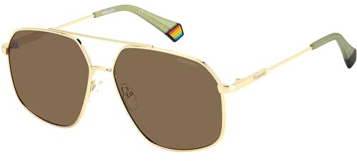 Polaroid Unisex PLD 6173/s Sunglasses, J5G/SP Gold, One Size
