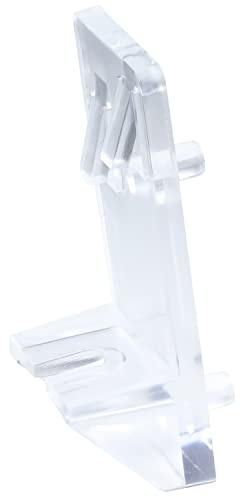 12 Pack Rok Hardware Heavy Duty Polycarbonate Clear Cabinet Locking Shelf Support Pins, Clear 5mm (3/16) Shelf Support Pegs, Made of Plastic Shelf Clips, ROKLSC5CLR