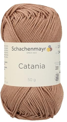 Schachenmayr (SMC) Catania Originals Garn, 1 Knäuel/Packung , jedes Knäuel 125 m, 100 % mercerisierte Baumwolle zum Stricken und Häkeln, Sport Weight, 437 Sun-Kissed