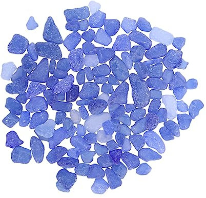 1 Paquet Pierres de Verre d'aquarium décoration d'aquarium de Poissons Bocal à Poisson Usine Cube Decor Aquarium Décoration pour Aquarium Galets de Verre Pierres Gravier dégringolé Sosoport