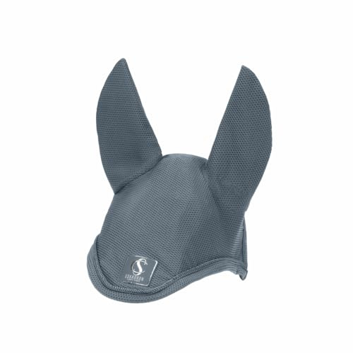 Eskadron Fliegenohren Fliegenhaube Dynair Mesh Sport Classic Sports, Größe:Warmblut, Farbe:Steel Blue