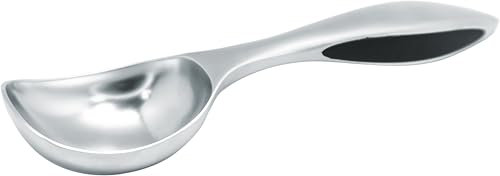 NERTHUS FIH 1475 Cucchiaio per gelato in acciaio inox, design ergonomico e resistente, ideale per servire gelato, sorbetti e pasta di biscotti