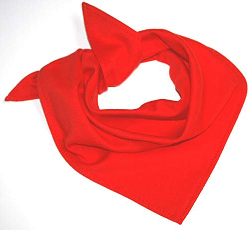 mein-name Sciarpa per bambini, sciarpa in pile, per bambini, sciarpa per bambini, sciarpa personalizzata, Colore: rosso, Taglia unica