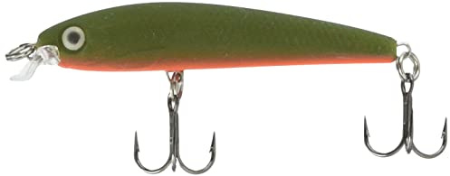Rapala Unisex-Adult Ultra Light Minnow Angelköder mit Spezieller Tauchschaufel-Süßwasser Spinnköder-Lauftiefe 0,6-0,9m-Fischköder 6cm, 4g-Hergestellt in Estland-Green Army UV, Standard