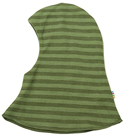Joha Baby Kinder Jungen Mädchen Schalmütze Merino-Wolle, Größe:48, Farbe:Green Stripe