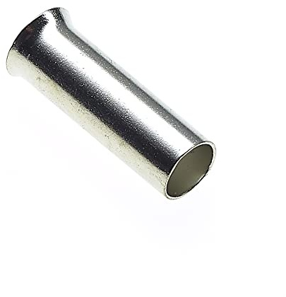 Ghiere Bootlace Non Isolate 12 Mm X 6 Mm, 10Awg, Confezione Da 100 - Connettore A Crimpare In Rame Per Fili, Connettori Terminali Di Estremità Del Cavo