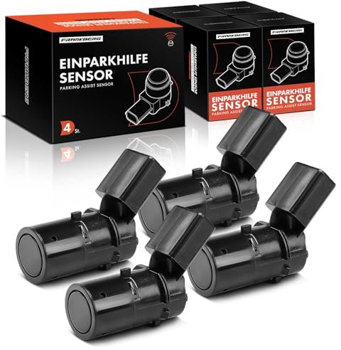 Frankberg 4x Parksensor Einparkhilfe Vorne Hinten Kompatibel mit A3 8P1 1.2L-3.2L 2003-2012 A4 8EC B7 1.6L-4.2L 2004-2008 A6 4B C5 2.8L 3.0L 1999-2004 A6 4B2 C5 Replace# 7H0919275A