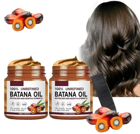 Batana Oil Hair Treatment, Batana Oil For Hair Growth, Batana Oil Organic, Conditioner Leave in Botanical Extracts & Vitamins, Batana Oil Conditioner Leave In Botanical Extracts & Vitamins 120ml (2PC)