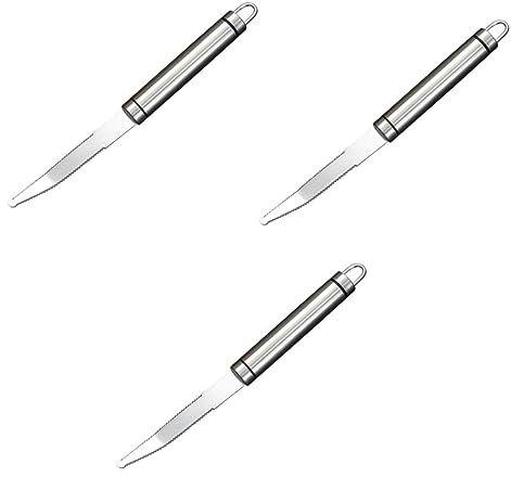 Cabilock 3 Piezas pelador naranjas rebanador naranja cortador cascaras citricos pelador verduras stainless steel pelador multiusos pomelo manual herramienta