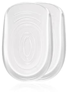 Kaps Imbottiture per Tallone in Gel Souplesse, Inserti per il Supporto del Tallone, Sollievo Contro lo Sperone Calcaneare, Fascite Plantare e Tendinite D'Achille, per Uomini e Donne, (41-46 EU)