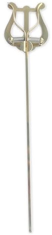 Marschgabel für Bariton Tenorhorn Euphonium Tuba Soundman® div. Blechblasinstrumente Lyra Lyre Notenhalter Universal lackiert