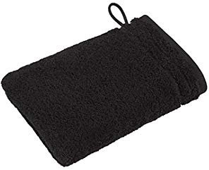 Vossen Calypso Feeling Waschhandschuh 22 x 16 cm schwarz