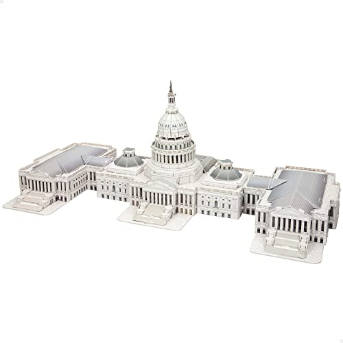 Colorbaby 49660 - Puzzle 3D Campidoglio/modello per costruire per adulti e bambini/Include 126 pezzi/Divertimento in famiglia