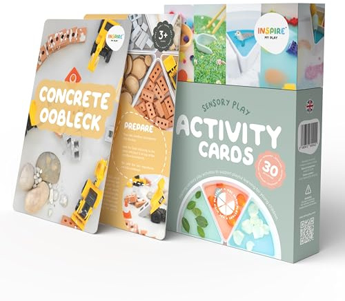 Inspire My PLAY - 30 x Sensory Play Activity Cards for 2 to 6 Years - Inspiration for Creative Play Activities - Sensory Cards for Learning