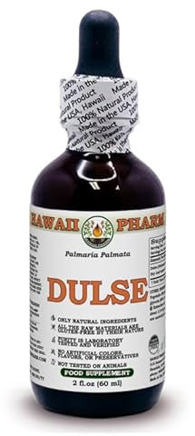 Hawaii Pharm Europe Dulse Liquid Extract, Dried Leaf (Palmaria Palmata) Alcohol-Free Glycerite 60 ml