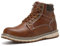 ANALEAF Mens Snow Boots Outdoor Warm Winter Boots Non Slip Fur Lined Shoes