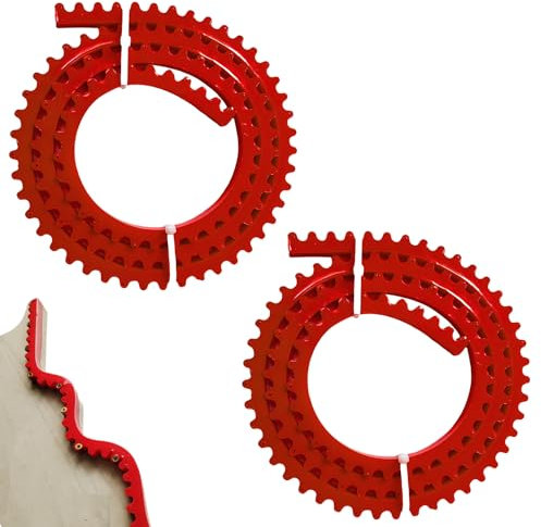 Règle courbe de 2 m pour fraisage de profilés, gabarit de fraisage flexible, défonceuse, bandes de profilage pour le travail du bois, gabarit de fraisage à chaîne dentée, modèles de fraise à bande