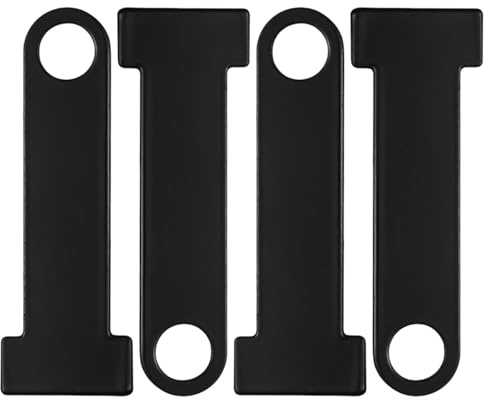 JDNFKG 4 Supports De Connexion De Verrouillage De Casque Noirs, Serrures Fixes De Sécurité Antivol pour Casque, Boucles À Dégagement Rapide pour Casque De Moto, Dispositifs Antivol pour Casque.