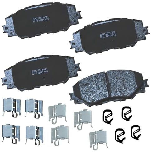 Bendix Premium SBC1210 Ceramic Front Brake Pads for Select Models Lexus HS250h, Pontiac Vibe, Scion xB, xD, Toyota Corolla, Matrix, Prius V, RAV4