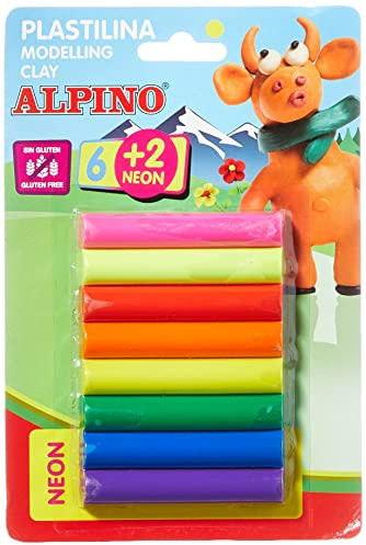 Alpino dp000051 – Blister 8 rollitos di plastilina