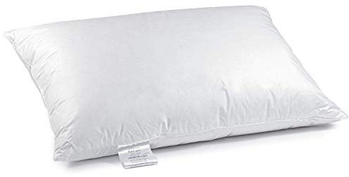 H&F Heimtextilien Premium Qualität | Kopfkissen 50x70 cm | 1000 Gramm Daunen, Gänsedaunen | 100% Natur Dreikammer Kissen | Bezug: 100% Baumwolle | 3 Kammer Daunenkissen | Oeko-TEX Zertifiziert