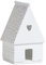 Räder Lebkuchen Lichthaus Herz 8 x 8 x 13,5 cm, Porzellan