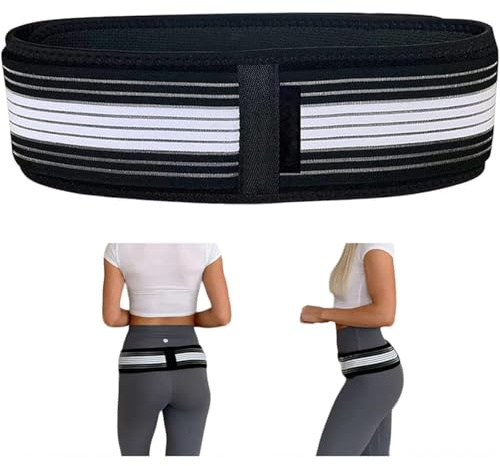 Ruayia Orthogürtel para Isquias y Dolor de Espalda – Cinturón Pélvico Ajustable Antideslizante para Cadera, Cintura, Espalda y Abdomen – Alivio de Molestias en Isquias y Zona Lumbar (120 cm)