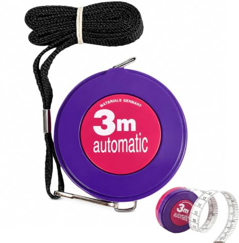 Livawnd Retractable Soft Tape Measure, 120in Dual Sided Flexible Ruler for Tailors Body Fabric Sewing Cloth Knitting Craft Measurements, Mini Tape for Sewing Kits, Clothing Design