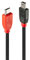 LINDY 31719 OTG Kabel Micro-B auf Mini-B (2m, USB 2.0)