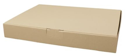 Maxibriefkartons Maxibrief Versandkarton für DHL DPD GLS Deutsche Post Hermes Warensendung Büchersendung mit Steckverschluss (Braun, 50x MB3-240 x 160 x 50 mm)