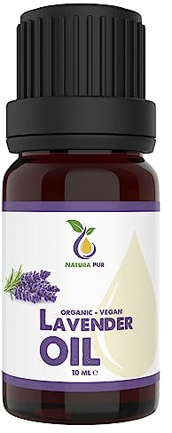 Lavendelöl BIO 10ml - 100% naturreines Lavendelöl Ätherisches Öl, vegan - Lavender Oil (Lavandula Latifolia) für guten Schlaf oder Duftlampe - Aroma Diffuser Öl