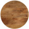 vidaXL Tischplatte, Holzplatte für Tisch Esstisch Couchtisch, Ersatztischplatte Rund, Massivholzplatte, Ø 50x2,5cm Massivholz Mango