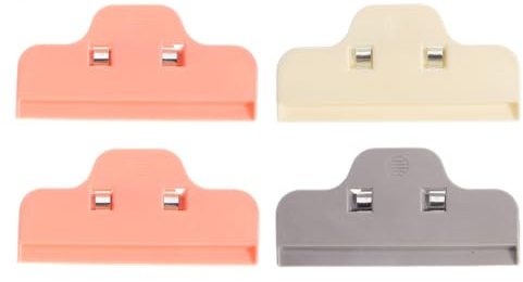 iplusmile 4 piezas Clips de Plástico Grandes para Bordes de Pintura de Diamantes de Multiusos para Sellado de Bolsas de Alimentos y Snacks Duraderos y Compactos Protección contra Polvo para