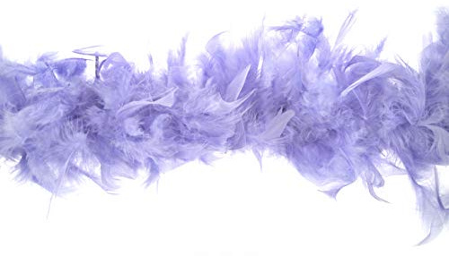 Trimits Marabou Feather Boa, 1.8m x 12cm, Lilac