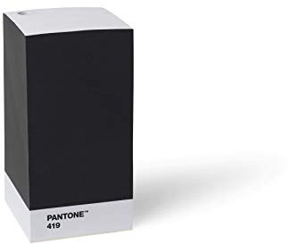 Pantone Klebezettel-Block, Notizblock 1400 Stück, Sticky Note Pad, Black 419, 1400 Blatt