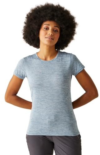 Regatta Womens Fingal Edition Wicking Jersey T Shirt Blue