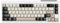LexonElec X FREEWOLF M68 Teclado Gaming Wireless 65%, QWERTY, BT/2.4G/Cableado, Teclado de Membrana Silencioso, Retroiluminación Arcoíris, 67 Teclas con Teclas PBT, 2000mAh, Portátil - Crema