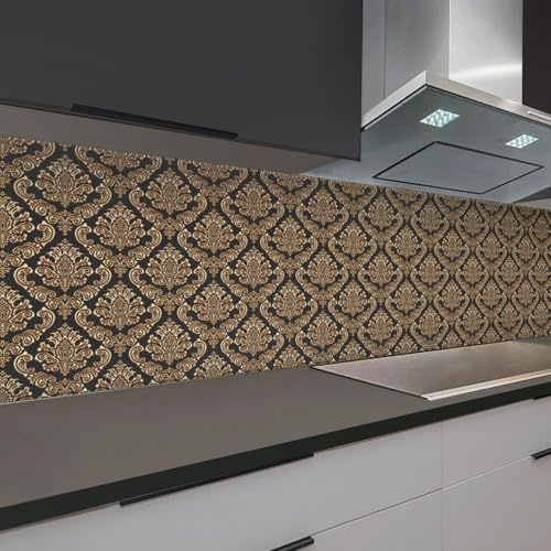 Rodnik Küchenrückwand robuste ABS-Kunststoff Platte Monolith in Deluxe Qualität, Direktdruck. MOTIVAUSWAHL (Barock, 60x200 cm)