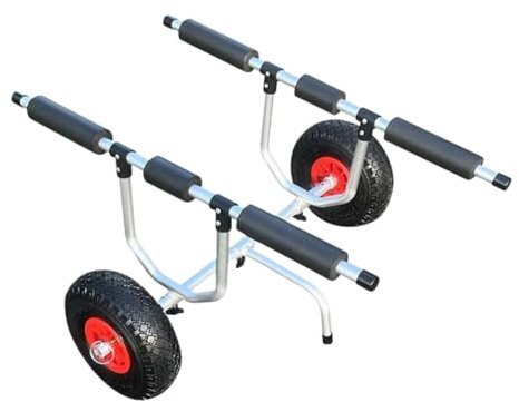 Fenteer Carrello Pieghevole per Kayak, Portapacchi Portatile per Paddleboard, Sport Acquatici All'aperto