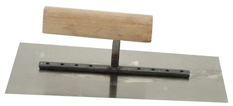 Lurrose Cazzuola per Intonaco con in Spatola per Stuccatura e Rasatura Attrezzo per Pavimenti e Piastrelle Superficie Liscia e Resistente Utensile Edilizia per Professionisti e