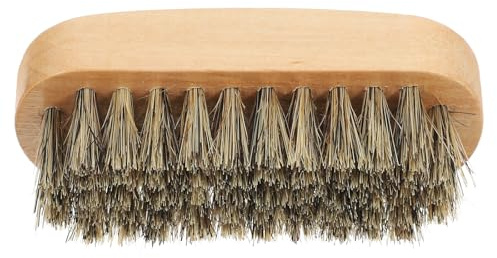 BESPORTBLE Cepillo para Zapatos de Madera Mango Ergonómico, Diseño Portátil y Forma de Caparazón de Tortuga para Botas y Zapatillas en Uso al Aire Libre