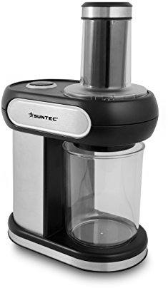 SUNTEC Spiralschneider SPI-8380 | Gemüse-Schneider für Gemüsespaghetti Zoodle Maker Elektrisch Edelstahl | Perfekt für Zucchini Nudeln | für Low-Carb Karotte, Gurke, Zucchini, Kartoffeln etc.