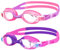 DeTake Swimming Goggles,(2 Pack) Kids Swimming Goggles With Anti Fog Lens & Wide View,Flexible Nose Bridge,Soft Silicone Swim Goggles with Portable Bag for 3-14 Years Old Girls Boys Children