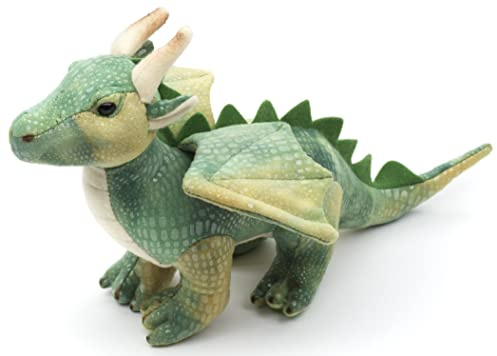 Uni-Toys - Drago verde – 26 cm (lunghezza) – Peluche – Peluche peluche