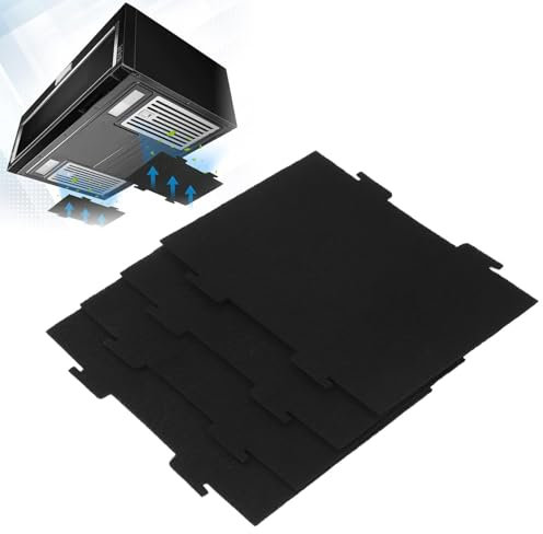 4er-Pack Luftreiniger-Filter-Ersatz, Frisches Starter-Paket, 7,2 X 10,2 Zoll Carbon-Luftreiniger-Teile, Dunstabzugshauben, Ofenfilter, Entfernt Gerüche, Klimaanlagen-Teile für