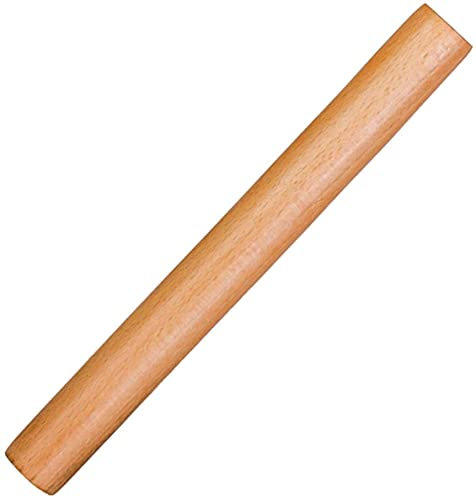 Kavel i bok,Massiv kavel, Degrulle Träkavel Smidigt polerad och stark kavel Bågkant Gula kavel