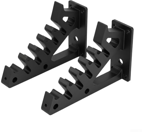 Scaffale da parete per arco e frecce con scomparti separati per protezione da fletching e supporti stabili per arco adatto per uso domestico o club